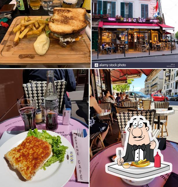 A Cafe de l'Eglise vous pouvez prendre des frites, des pommes frites