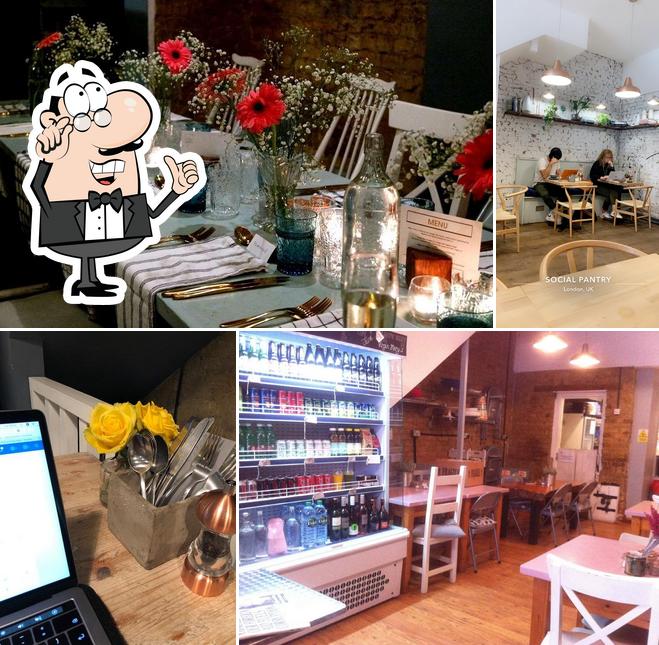 Social Pantry Café, 170A Lavender Hill in London Restaurant menu and