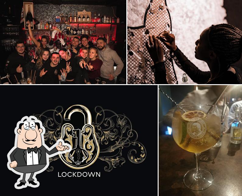 L'intérieur de Lockdown Bar