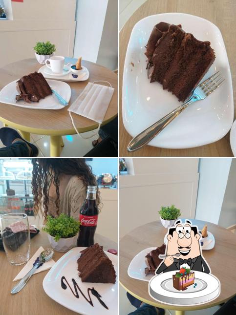 Bolo de chocolate em Gelato La Vite
