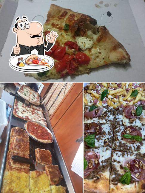 Elige una pizza en I Basile gastronomia