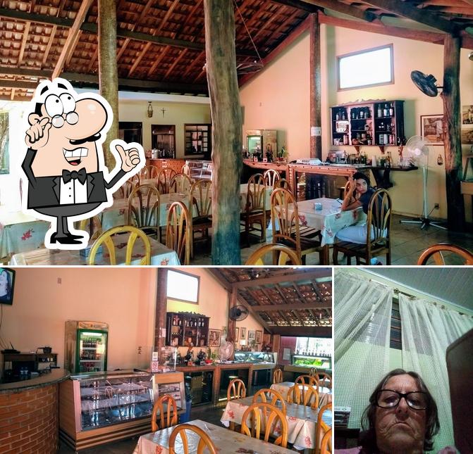 O interior do Neno's Restaurante