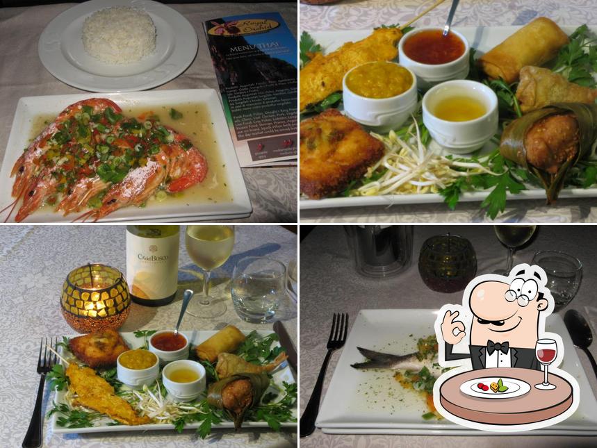 Food at Royal Orchid Thai & Seafood Restaurant