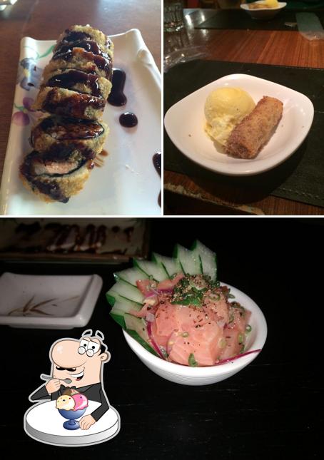 Sushi Iê serve uma gama de pratos doces