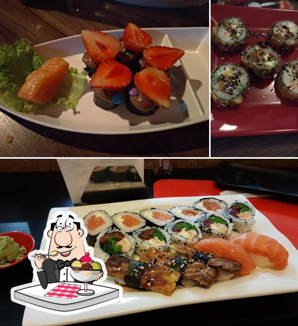 Sushi na House provê uma gama de pratos doces