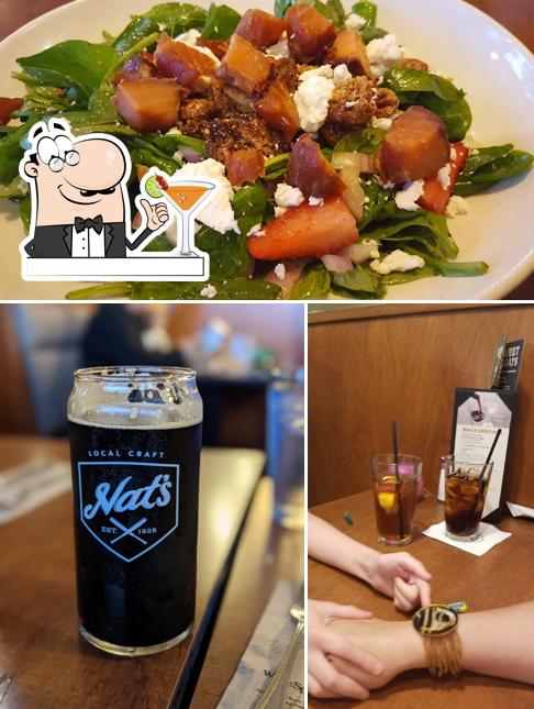 This is the image displaying drink and food at White Spot Saanich (Quadra)