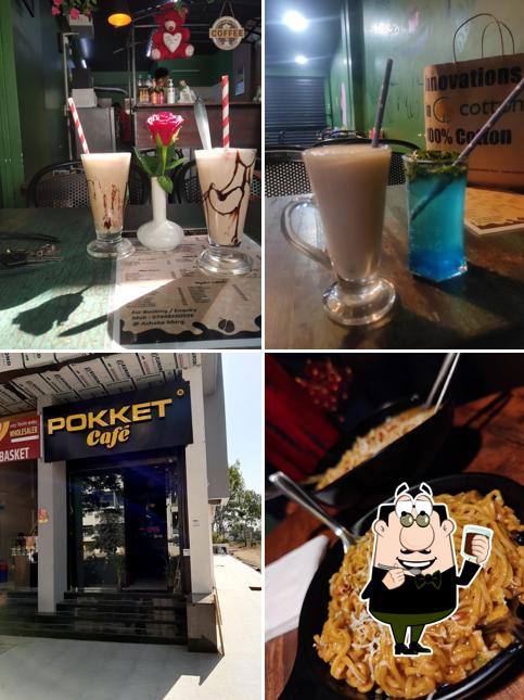 Enjoy a drink at Pokket cafe, Ashoka marg, Nashik