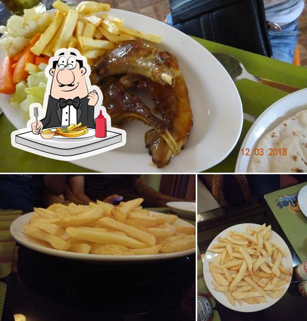 Try out French-fried potatoes at Ruffles Restaurant