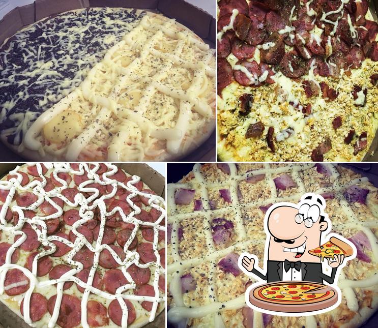 Peça diferentes estilos de pizza