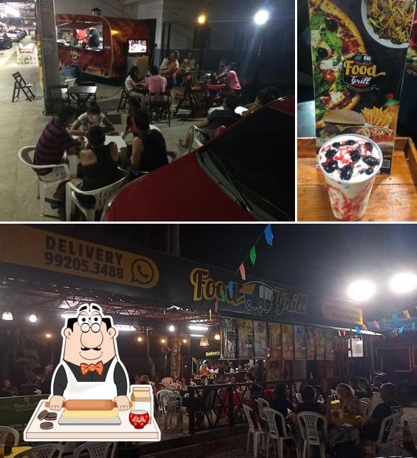 Food Grill - Hamburgueria oferece uma seleção de pratos doces