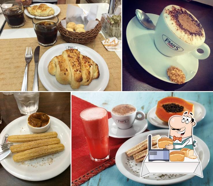 Pão-com-alho em Fran's Café