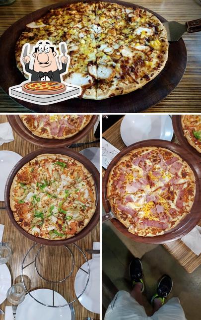 Try out pizza at Pizza Luna