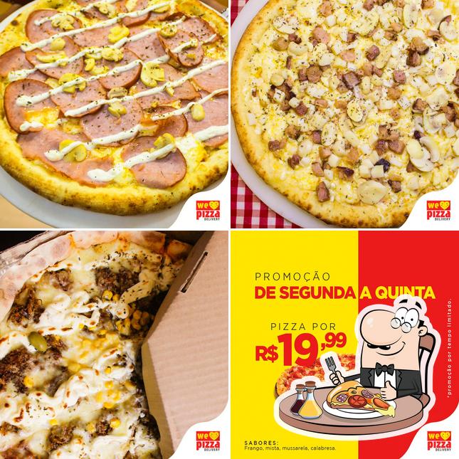 Escolha pizza no We Love Pizza