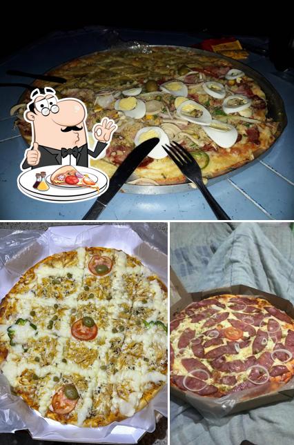 Consiga pizza no Opção