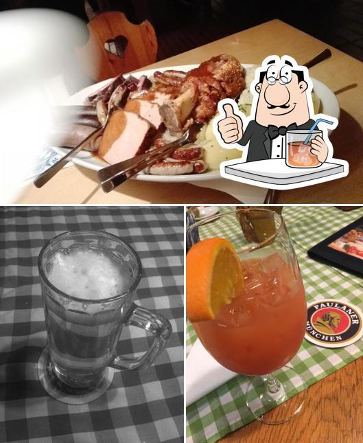 Parmi les différentes choses de la boire et la nourriture, une personne peut trouver sur Bavarian