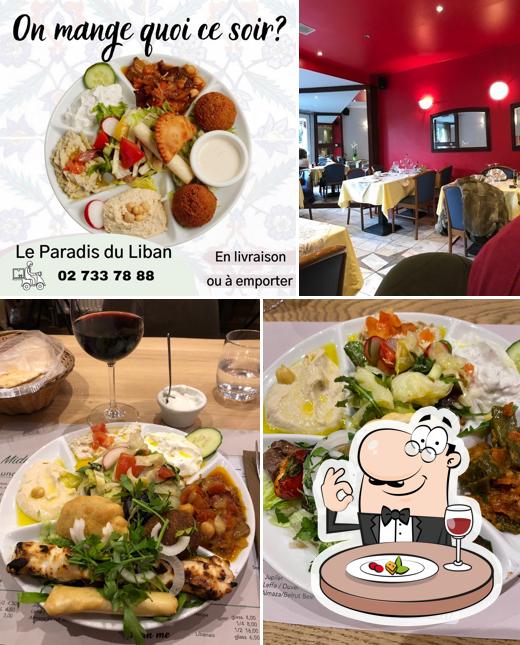 Essen im Restaurant Le Paradis du Liban