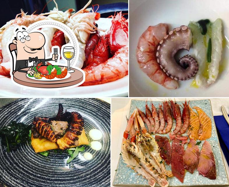 Elige entre las distintas comidas con marisco que te ofrecen en Nettari e Portate