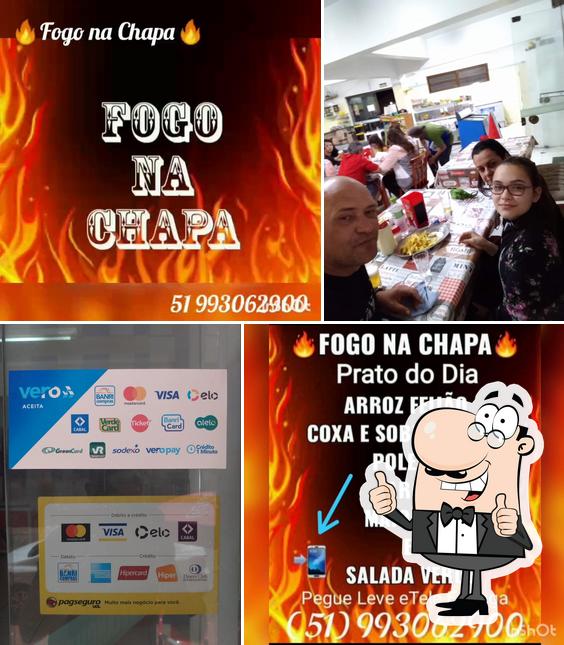 Look at the photo of Fogo na Chapa - Loja de Conveniência e Lanches em Geral