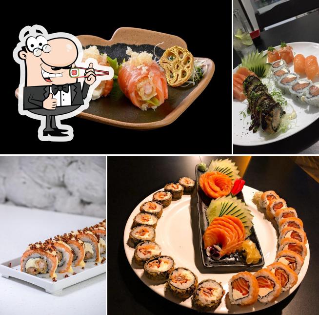 Escolha diversas opções de sushi