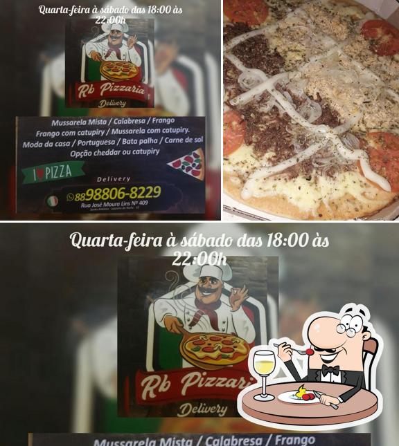 Comida em RB pizzaria