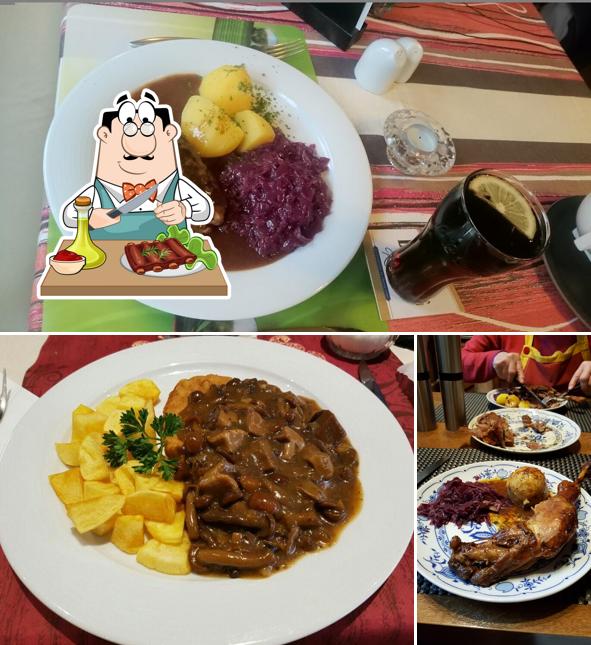 Pick meat dishes at Speiserestaurant Fischer
