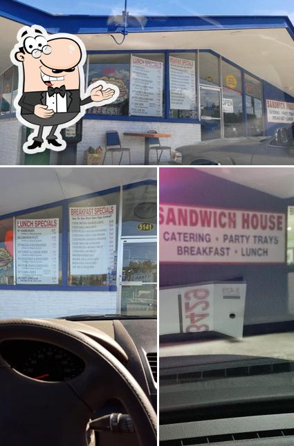 Sandwich House, 5141 Beach Blvd in Jacksonville Restaurant menu and