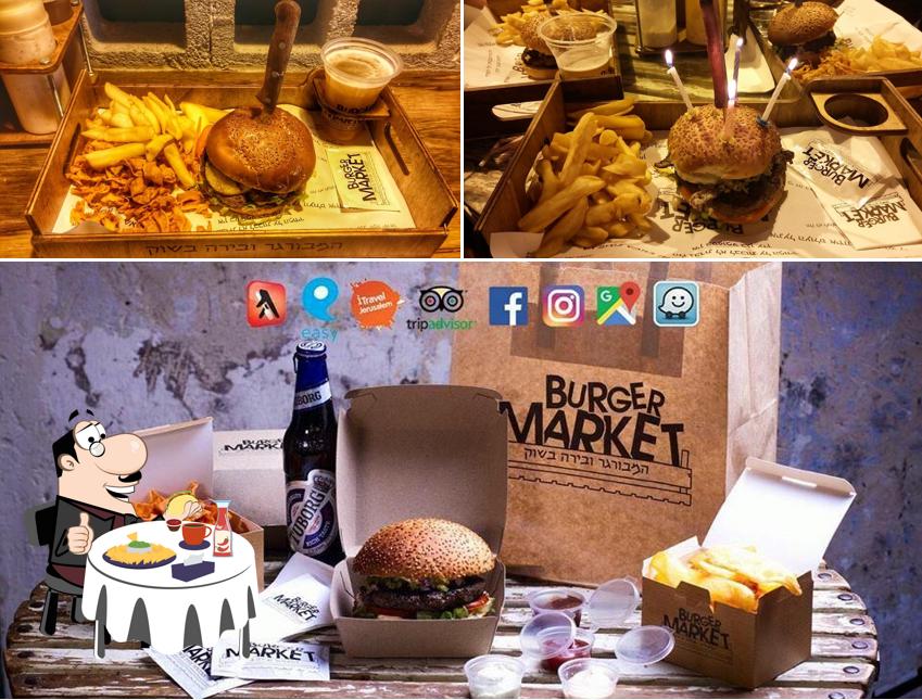 Prueba una hamburguesa en Burger Market