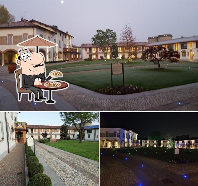 Gli esterni di Cascina Sesmones Hotel & Restaurant