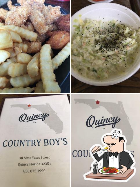 Meals at Country Boys Seafood Restaurant