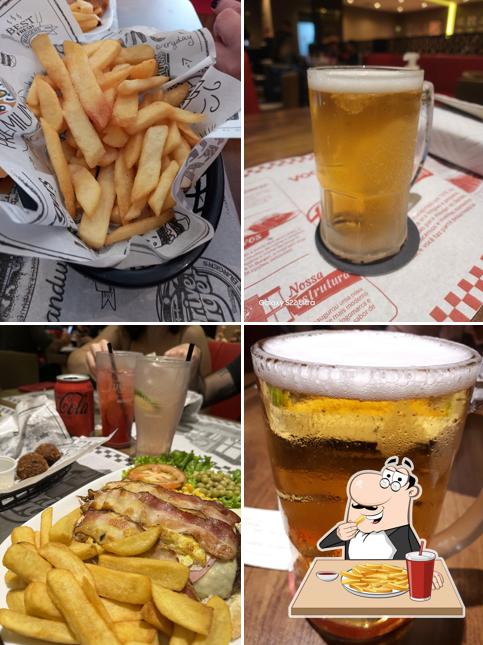 Batata frita em Drive in Burger