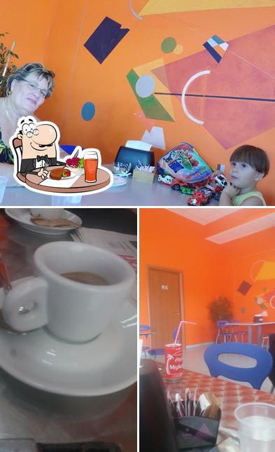 Tra le varie cose da Coffee Dream si possono trovare la tavolo da pranzo e bevanda