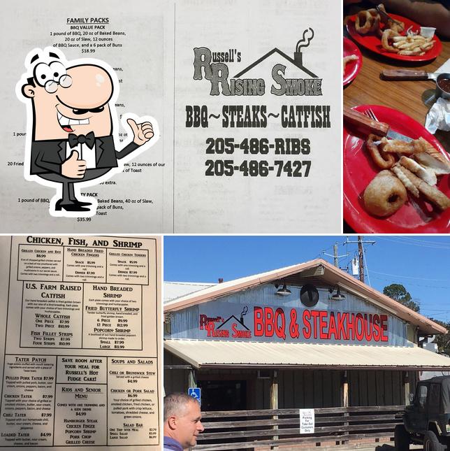 Russell's Rising Smoke in Haleyville Restaurant menu and reviews