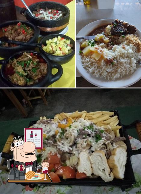 Prove refeições de carne no Restaurante Caipirão