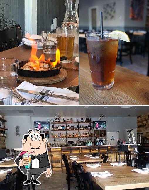 Estas son las imágenes que muestran bebida y interior en Botanero Restaurant