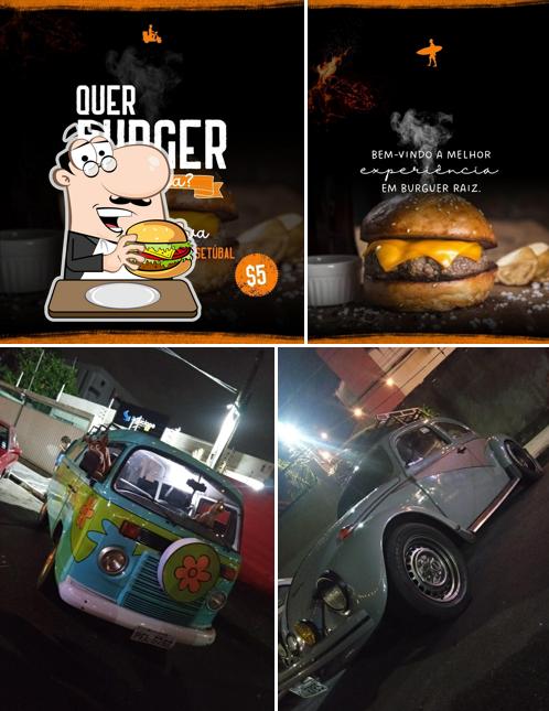 Experimente um hambúrguer no California Burger