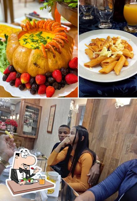 Esta é a imagem mostrando comida e cerveja no Fast Massa Pizzaria e Restaurante Italiano