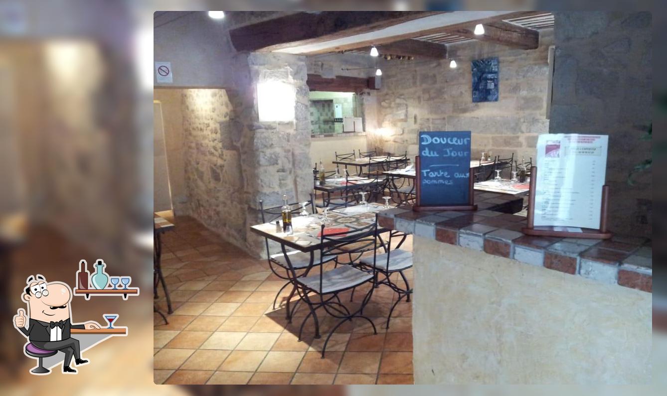 Check out how Pizzeria de la Tour looks inside