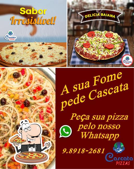 Consiga pizza no Cascata Pizzas Express