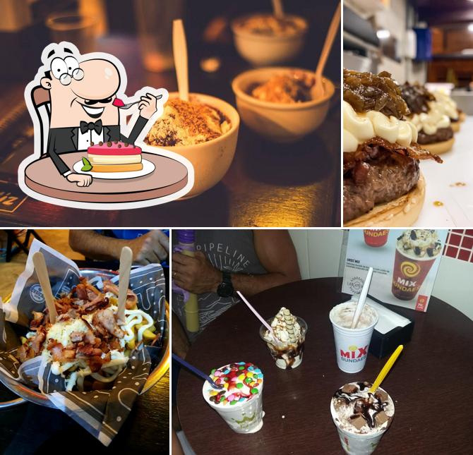 Buzz Burgers provê uma escolha de pratos doces