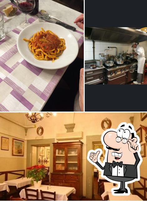 Gli interni di Trattoria Sergio Gozzi