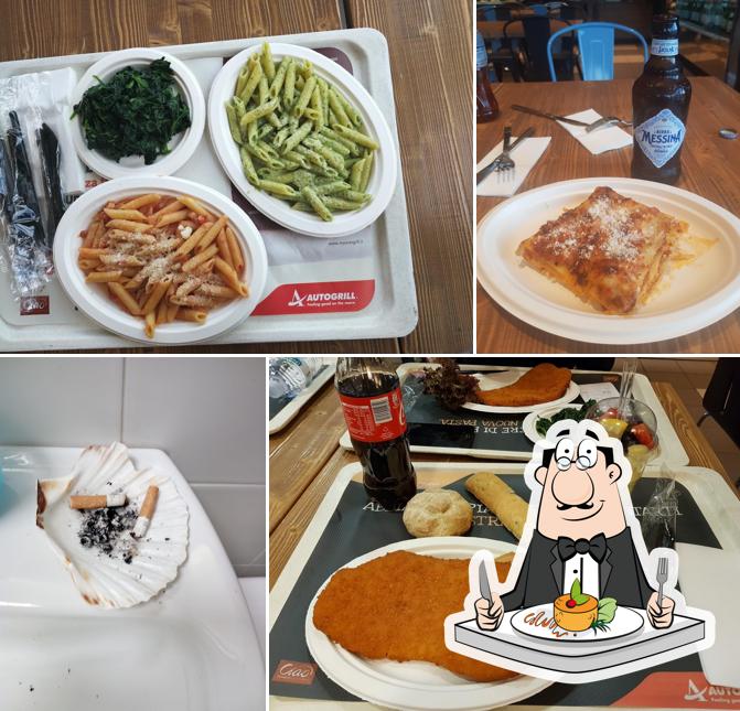 Cibo al Autogrill Riviera Sud