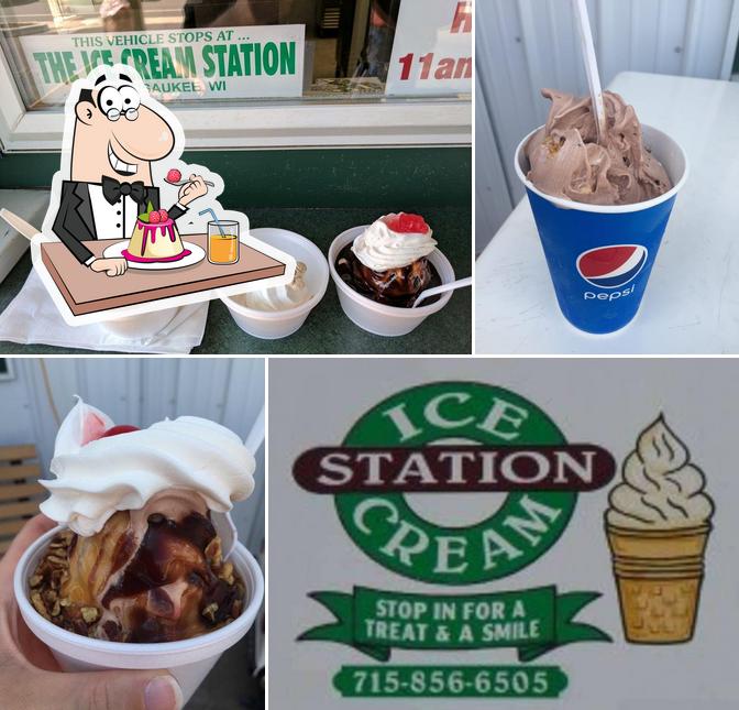 Ice Cream Station in Wausaukee Restaurant menu and reviews