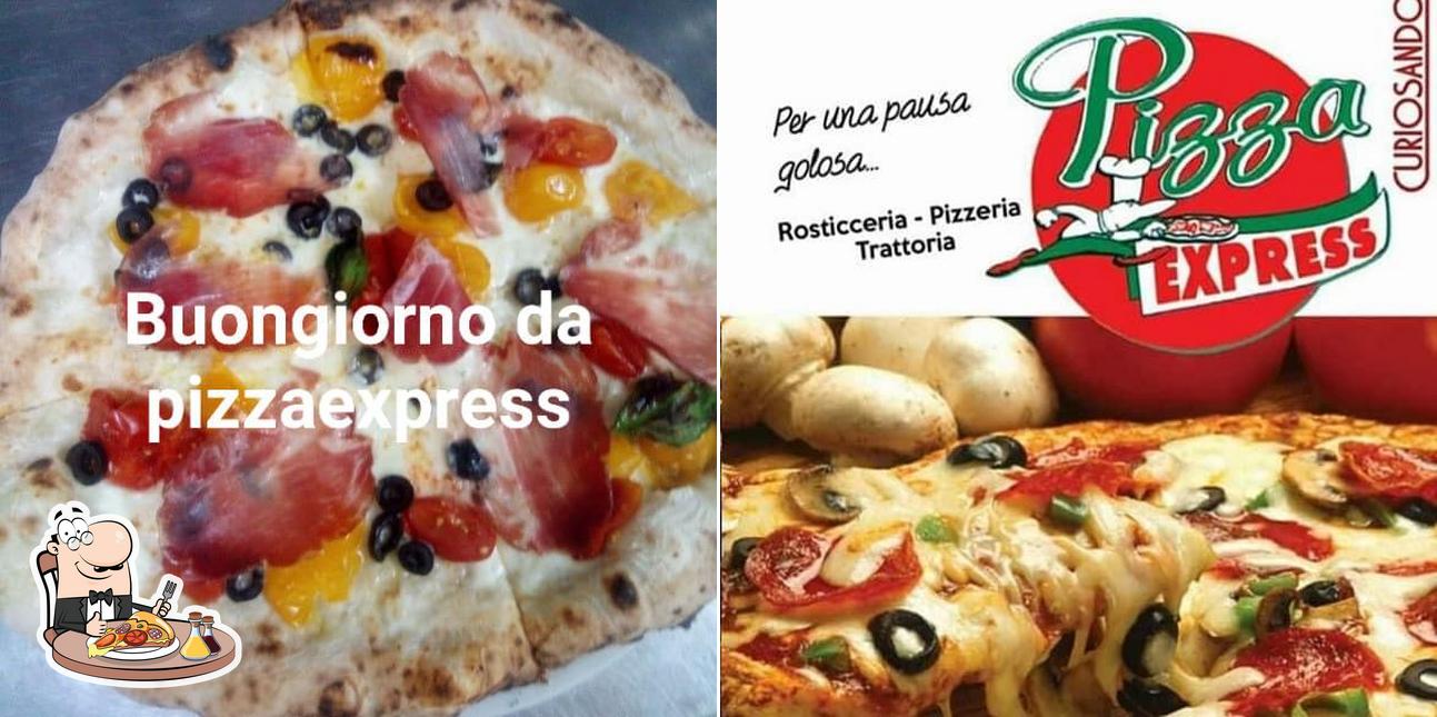 Scegli una pizza a Pizza express