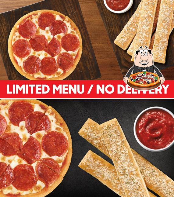 Get pizza at Pizza Hut Express