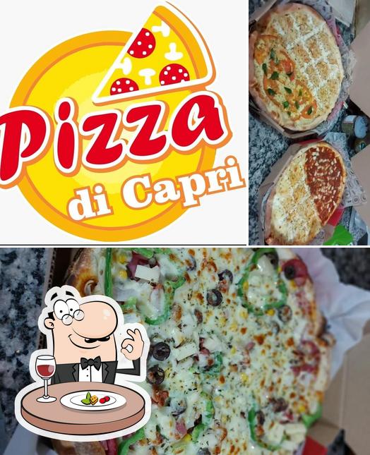 Comida em Pizza Di capri