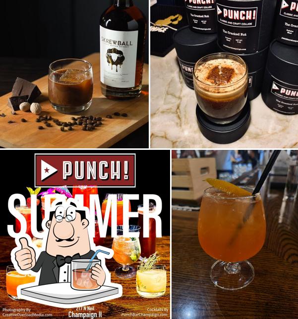 Punch! Bar & Lounge in Champaign Restaurant menu and reviews