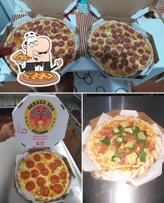 Peça pizza no Pizzaria Parada Boa