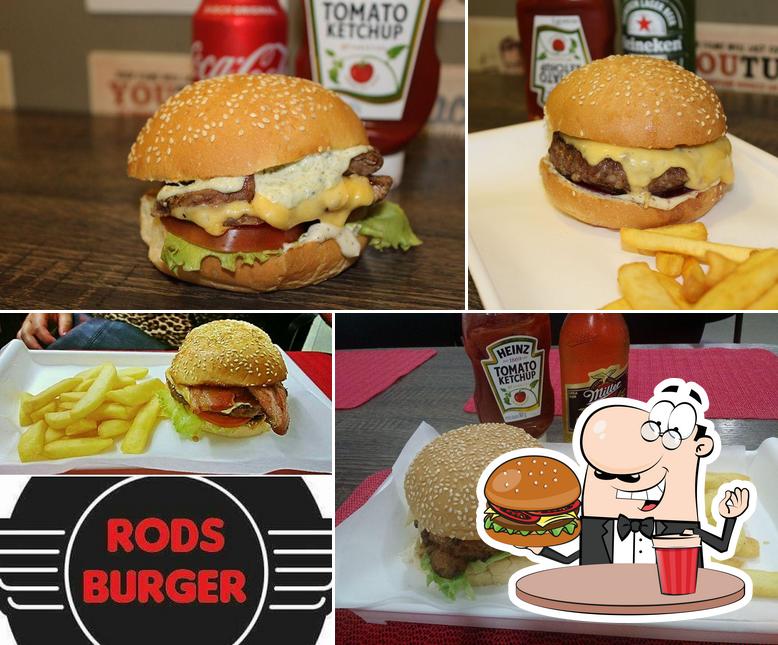 Experimente um hambúrguer no Rods Burguer