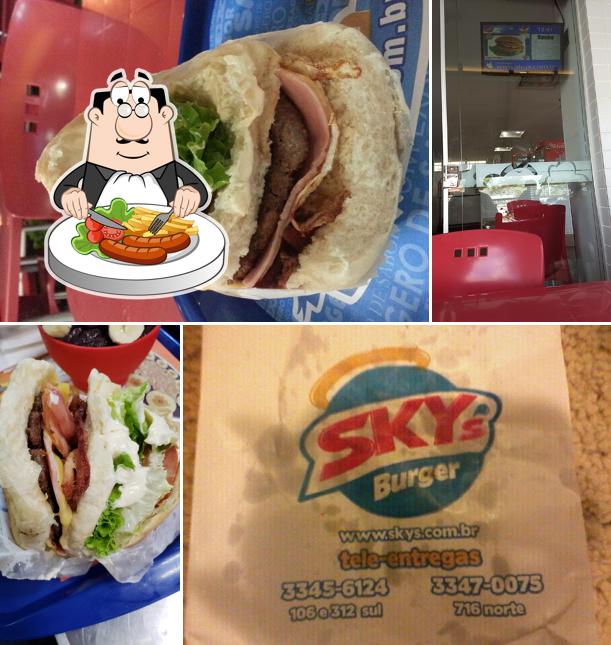 Comida em Sky's Burger 716 Norte