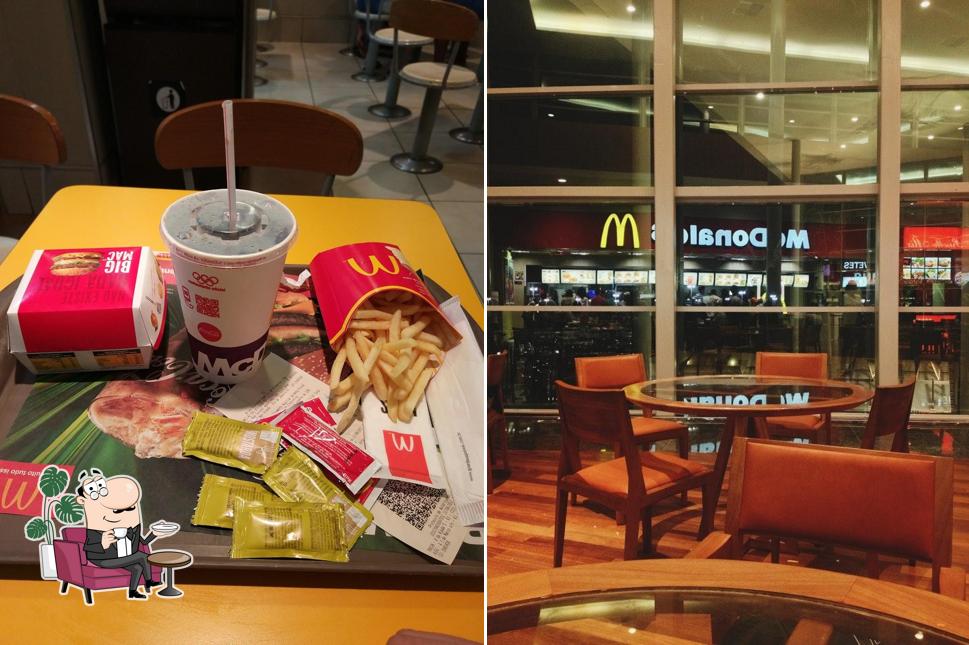 O interior do McDonald's